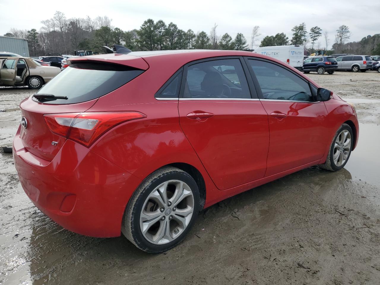 2013 Hyundai Elantra VIN KMHD35LE9DU105921 Copart auction photo, front end / minor dent/scratches damage thumbnail 3
