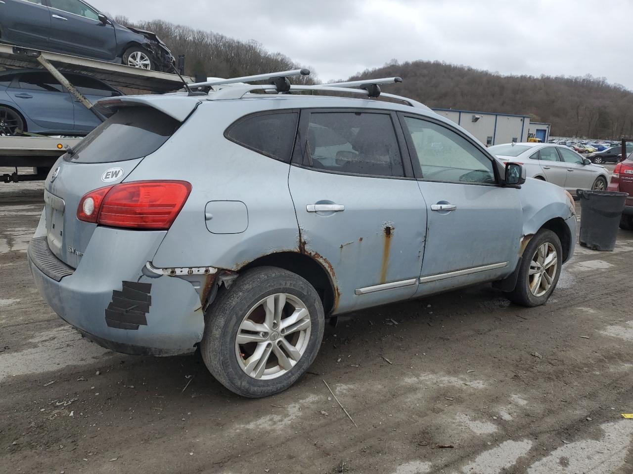 2013 Nissan Rogue VIN JN8AS5MV4DW139637 Copart auction photo, all over damage thumbnail 3