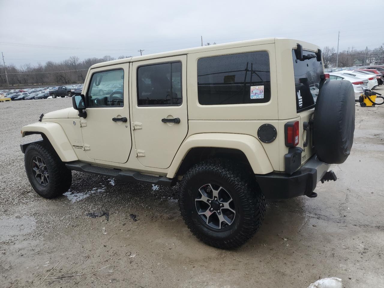 2011 Jeep Wrangler VIN 1J4BA5H19BL562457 Copart auction photo, side / rear end damage thumbnail 2