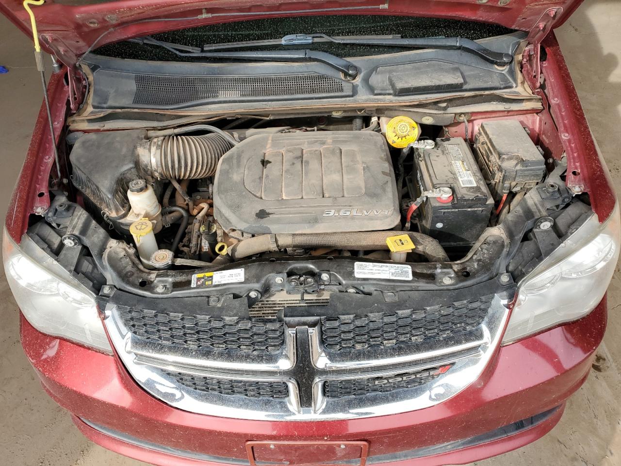 2016 Dodge Caravan VIN 2C4RDGBG9GR236452 Copart auction photo, side damage thumbnail 12