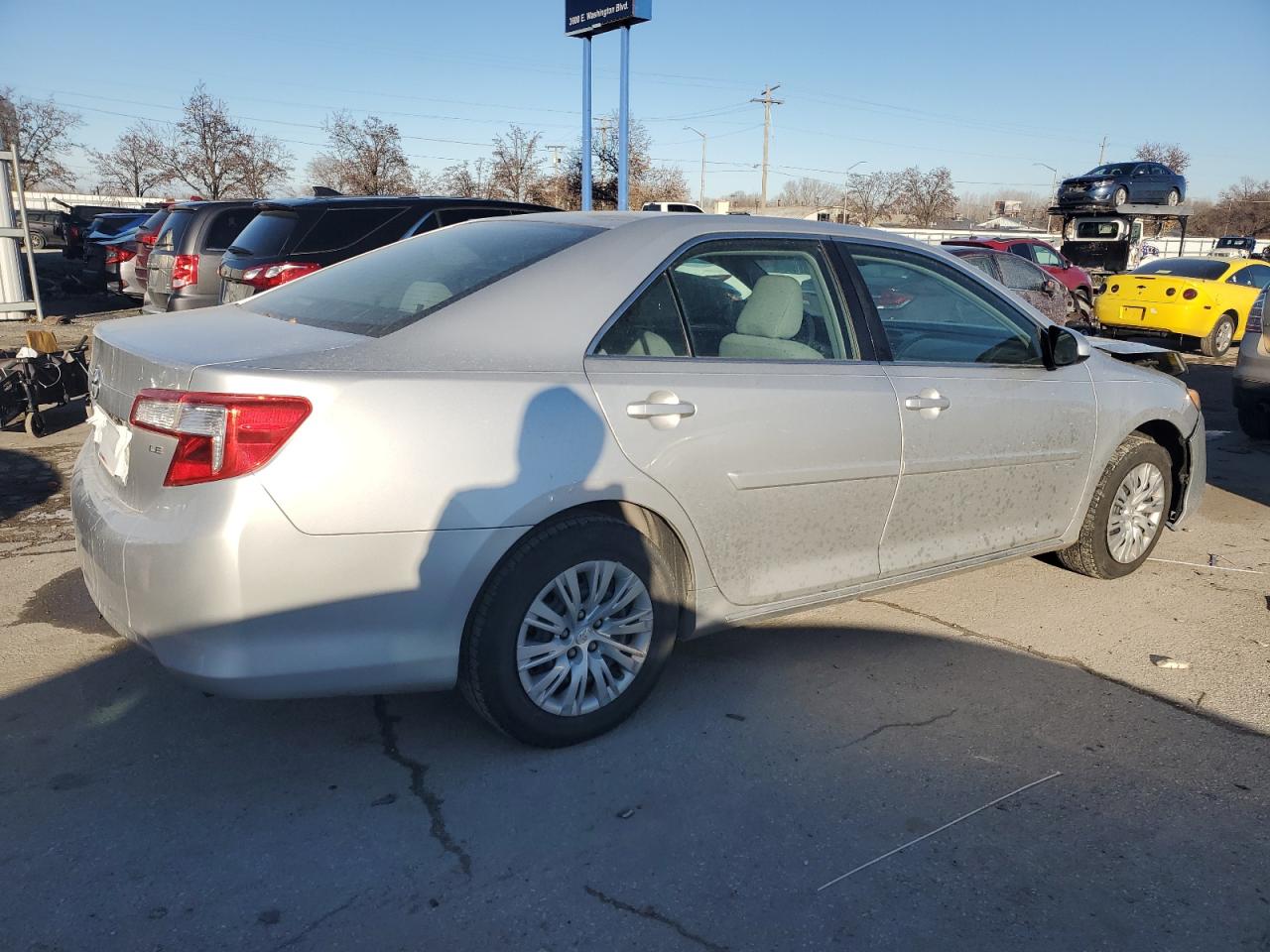 2013 Toyota Camry VIN 4T4BF1FK5DR312028 Copart auction photo, front end / minor dent/scratches damage thumbnail 3