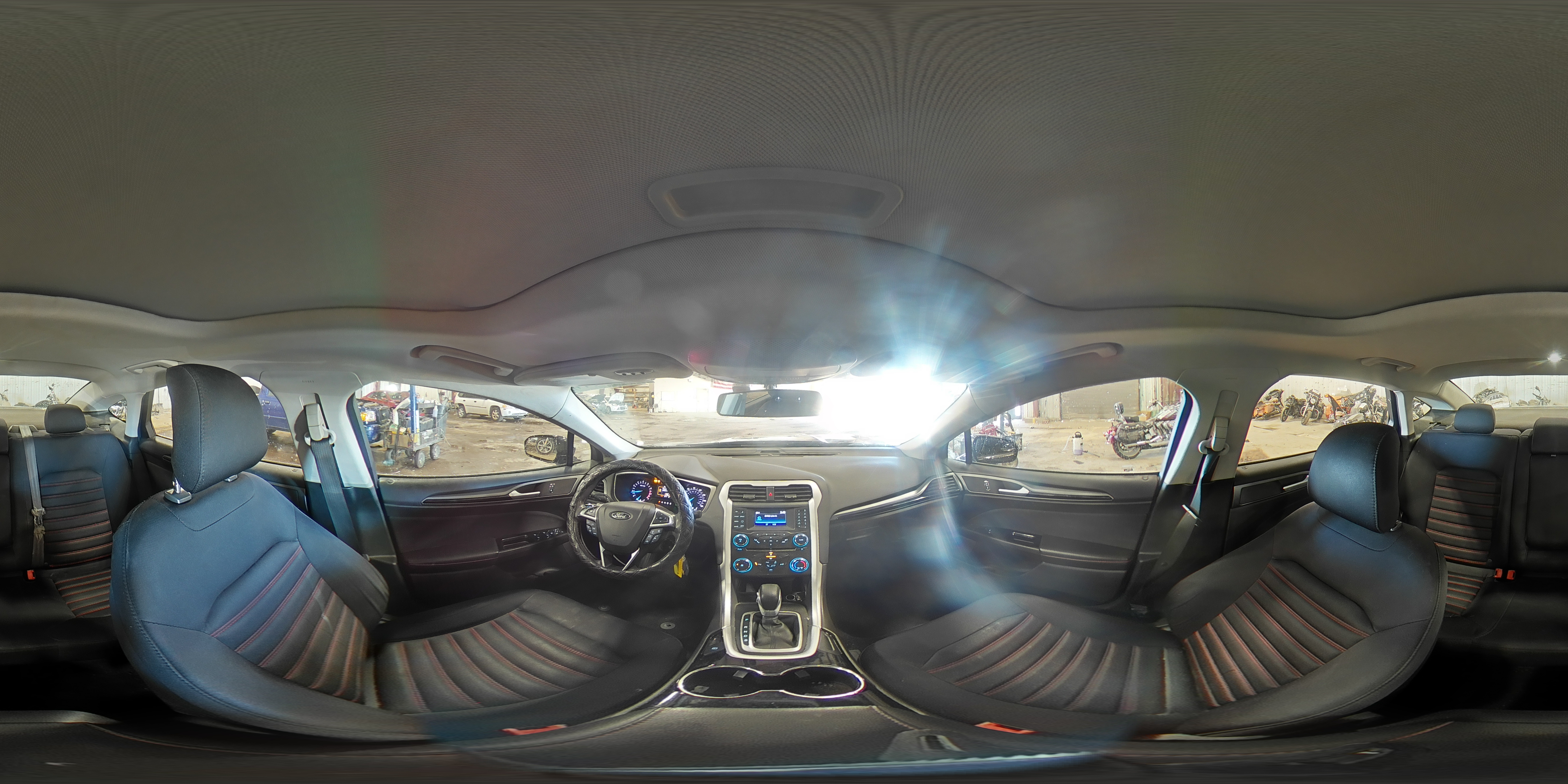 2014 Ford Fusion VIN 3FA6P0HD0ER253751 Copart auction photo, side / front end damage thumbnail 14