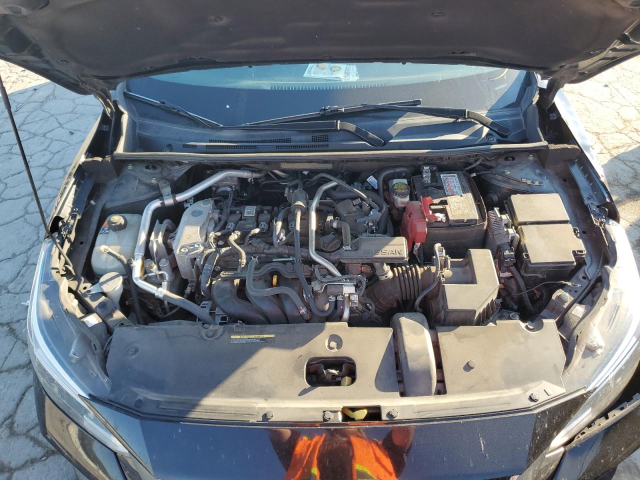 2021 Nissan Sentra VIN 3N1AB8DV2MY212223 Copart auction photo, front end / side damage thumbnail 12