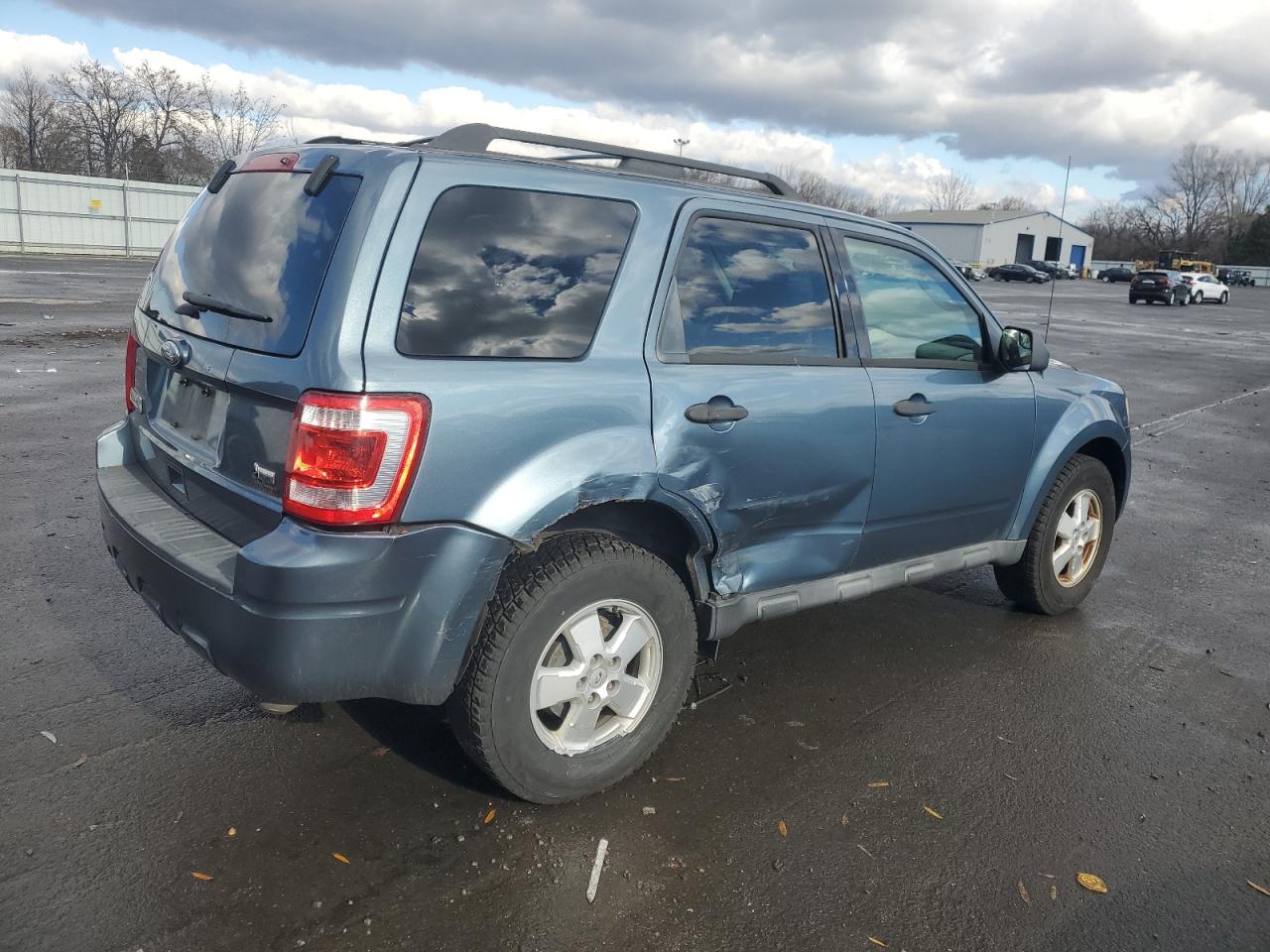 2011 Ford Escape VIN 1FMCU9DG8BKC59089 Copart auction photo, side damage thumbnail 3