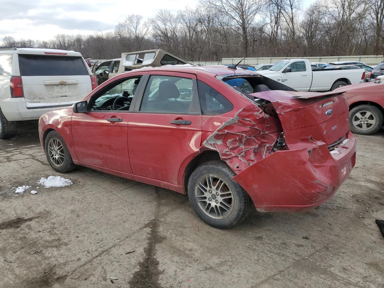 2010 Ford Focus VIN 1FAHP3FN1AW129145 Copart auction photo, rear end damage thumbnail 2