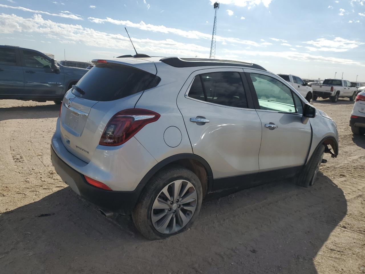 2019 Buick Encore VIN KL4CJASB6KB775001 Copart auction photo, front end / minor dent/scratches damage thumbnail 3