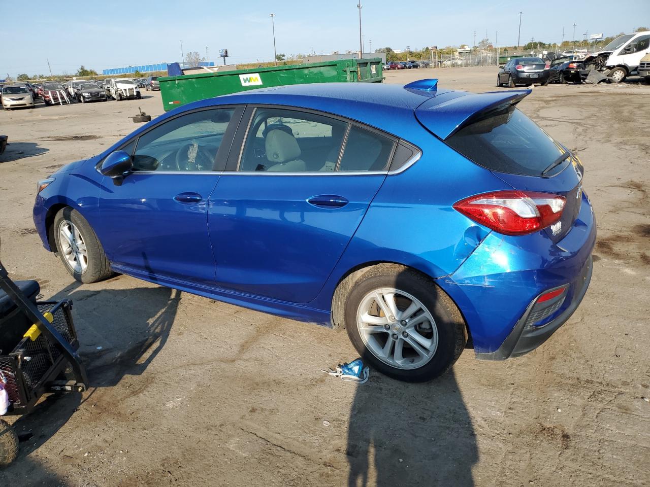2017 Chevrolet Cruze VIN 3G1BE6SM9HS528503 Copart auction photo, rear end damage thumbnail 2