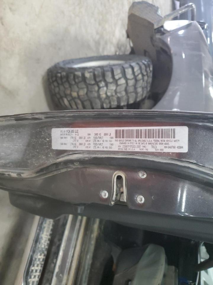 2016 RAM 1500 VIN 1C6RR7FM7GS311592 Copart auction photo, front end / undercarriage damage thumbnail 12