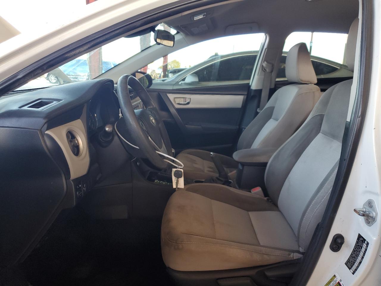 2017 Toyota Corolla VIN 5YFBURHE1HP603879 Copart auction photo, front end / rear end damage thumbnail 7