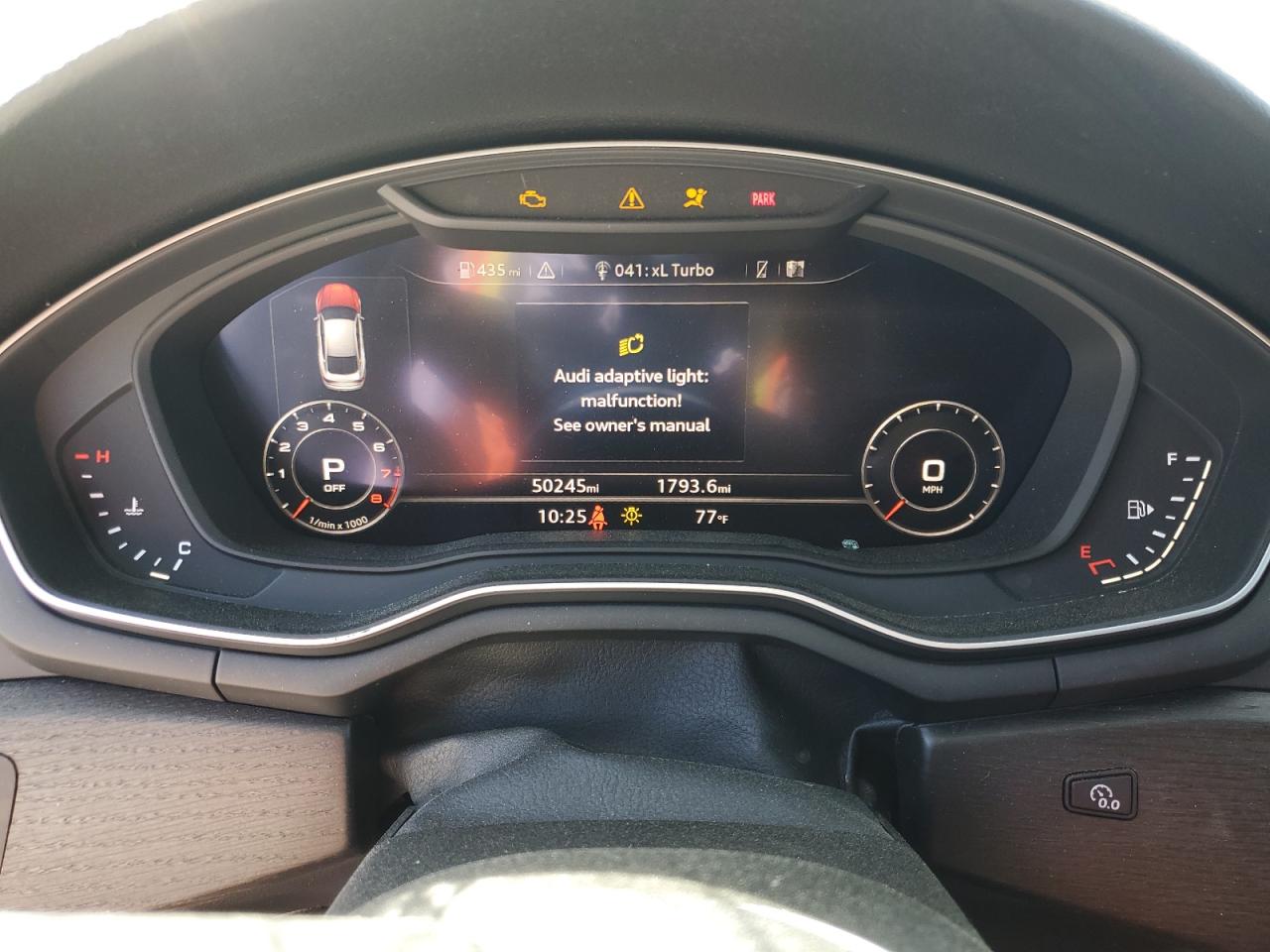2019 Audi A5 VIN WAUBNCF5XKA092808 Copart auction photo, front end / side damage thumbnail 9