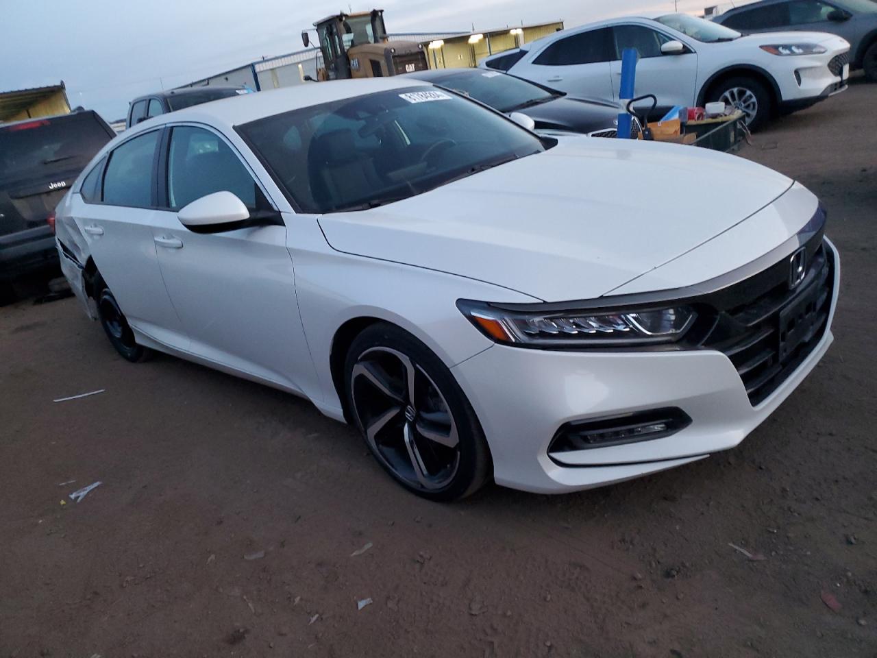 2020 Honda Accord VIN 1HGCV1F3XLA123245 Copart auction photo, side damage thumbnail 4