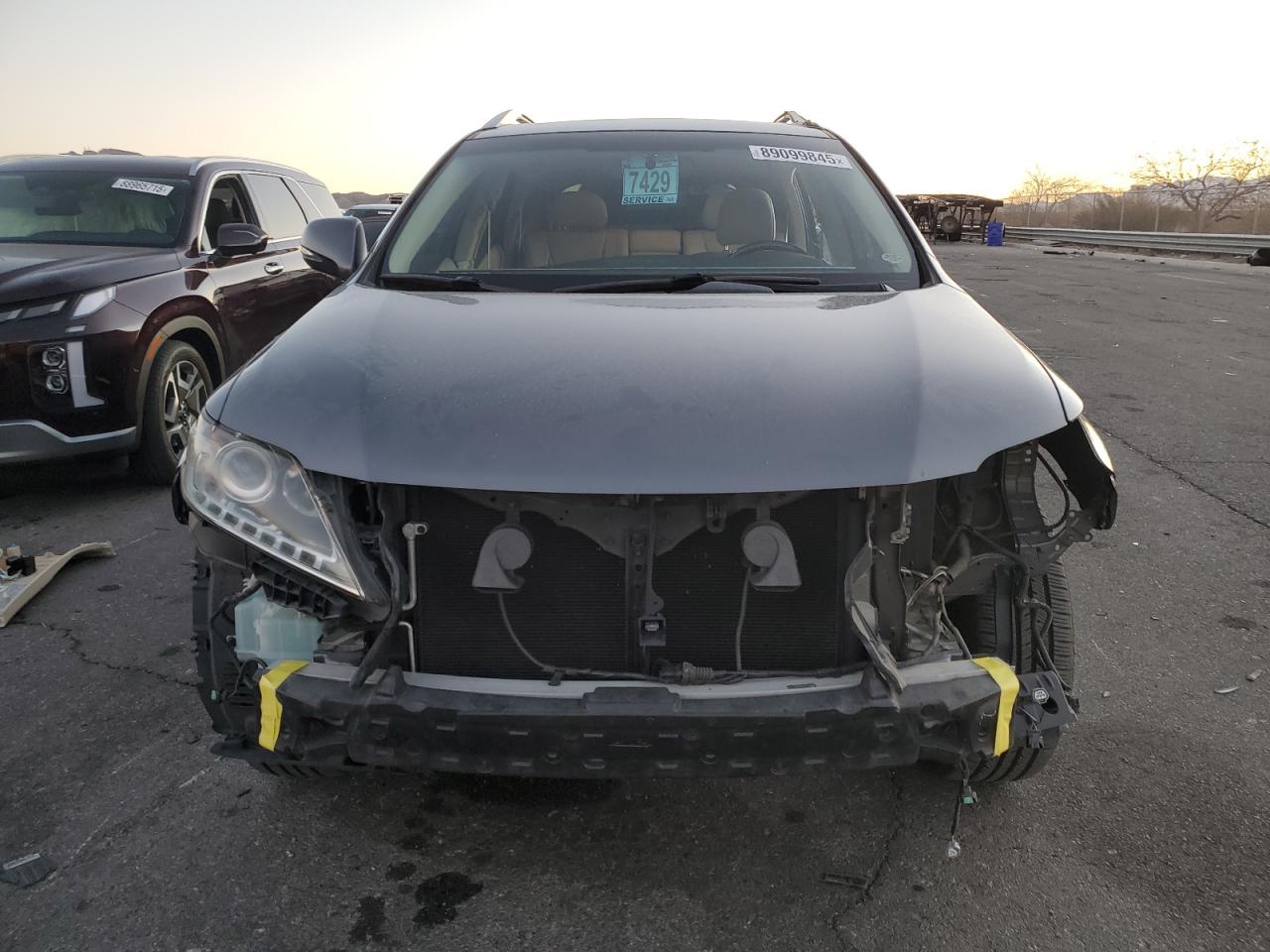 2015 Lexus RX VIN 2T2ZK1BA9FC159607 Copart auction photo, front end / rear end damage thumbnail 5
