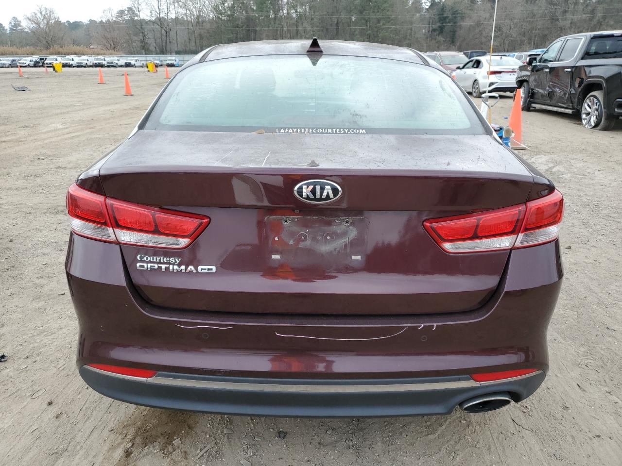 2018 KIA Optima VIN 5XXGT4L37JG218763 Copart auction photo, front end damage thumbnail 6
