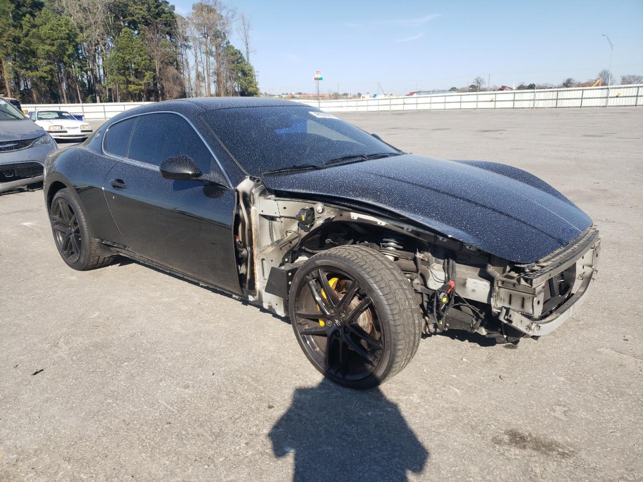2018 Maserati GranTurismo VIN ZAM45VLA8J0259434 Copart auction photo, front end / side damage thumbnail 4