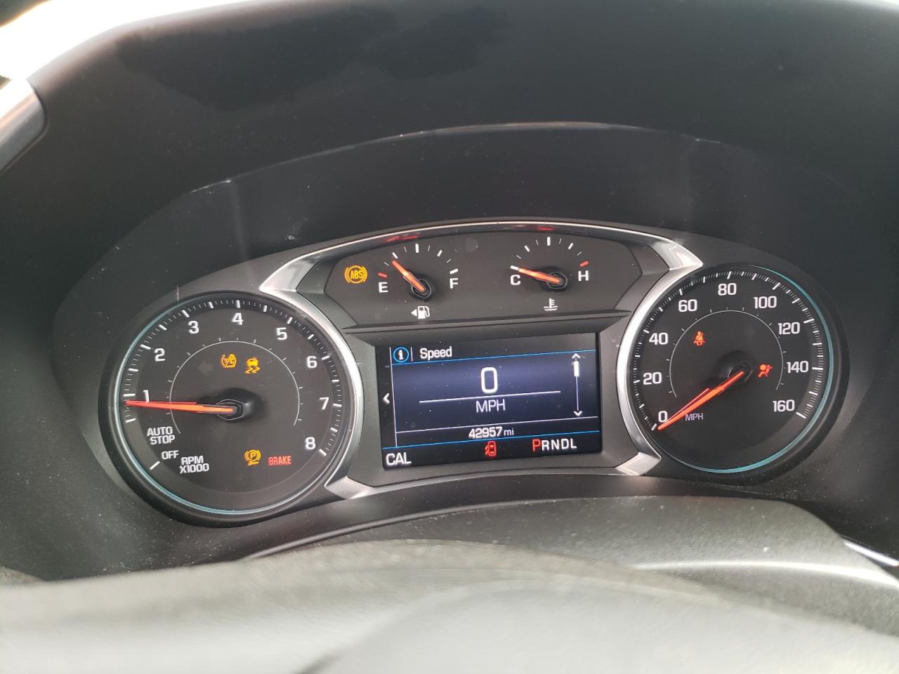 2020 Chevrolet Equinox VIN 3GNAXKEV2LL262858 Copart auction photo, front end / side damage thumbnail 9
