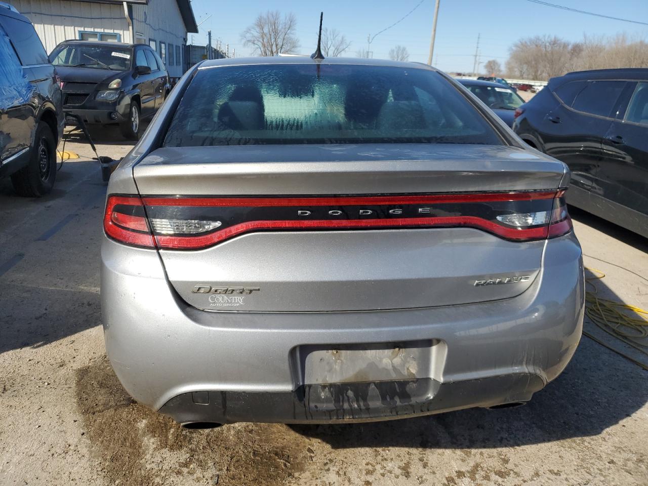 2016 Dodge Dart VIN 1C3CDFBB6GD578937 Copart auction photo, side / rear end damage thumbnail 6