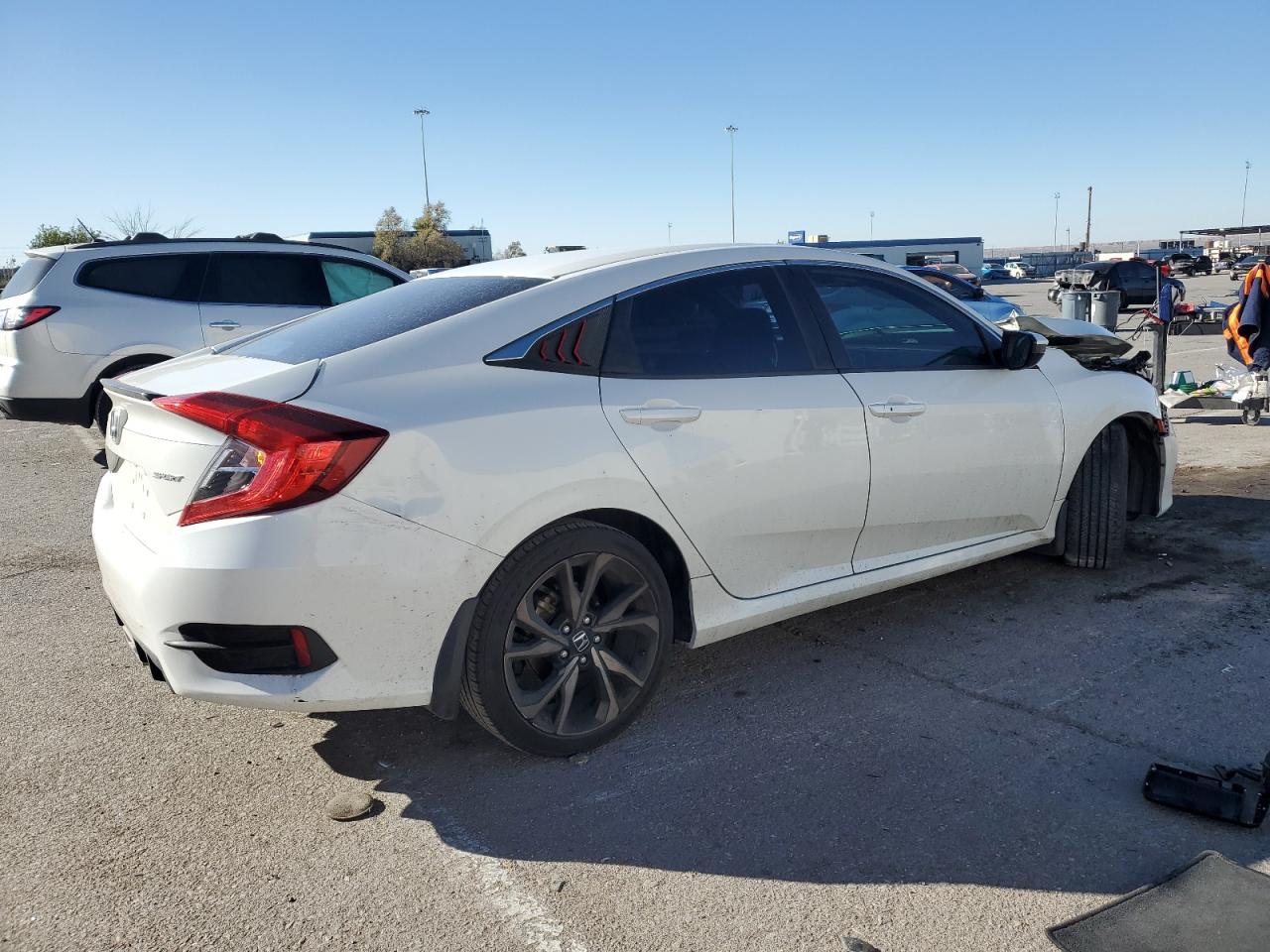 2019 Honda Civic VIN 19XFC2F84KE008395 Copart auction photo, front end damage thumbnail 3