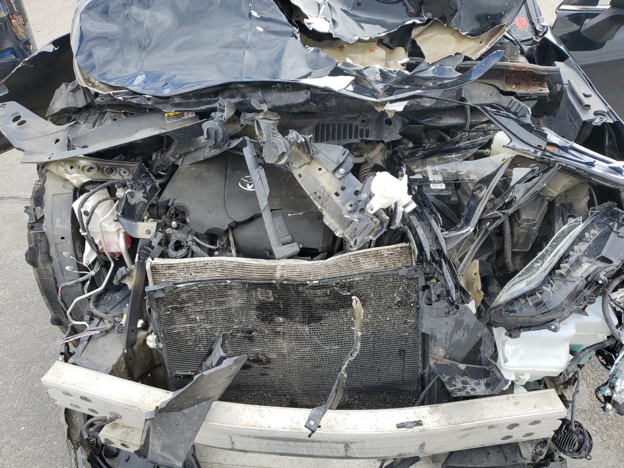 2020 Toyota Highlander VIN 5TDGZRBH1LS510712 Copart auction photo, front end / undercarriage damage thumbnail 13