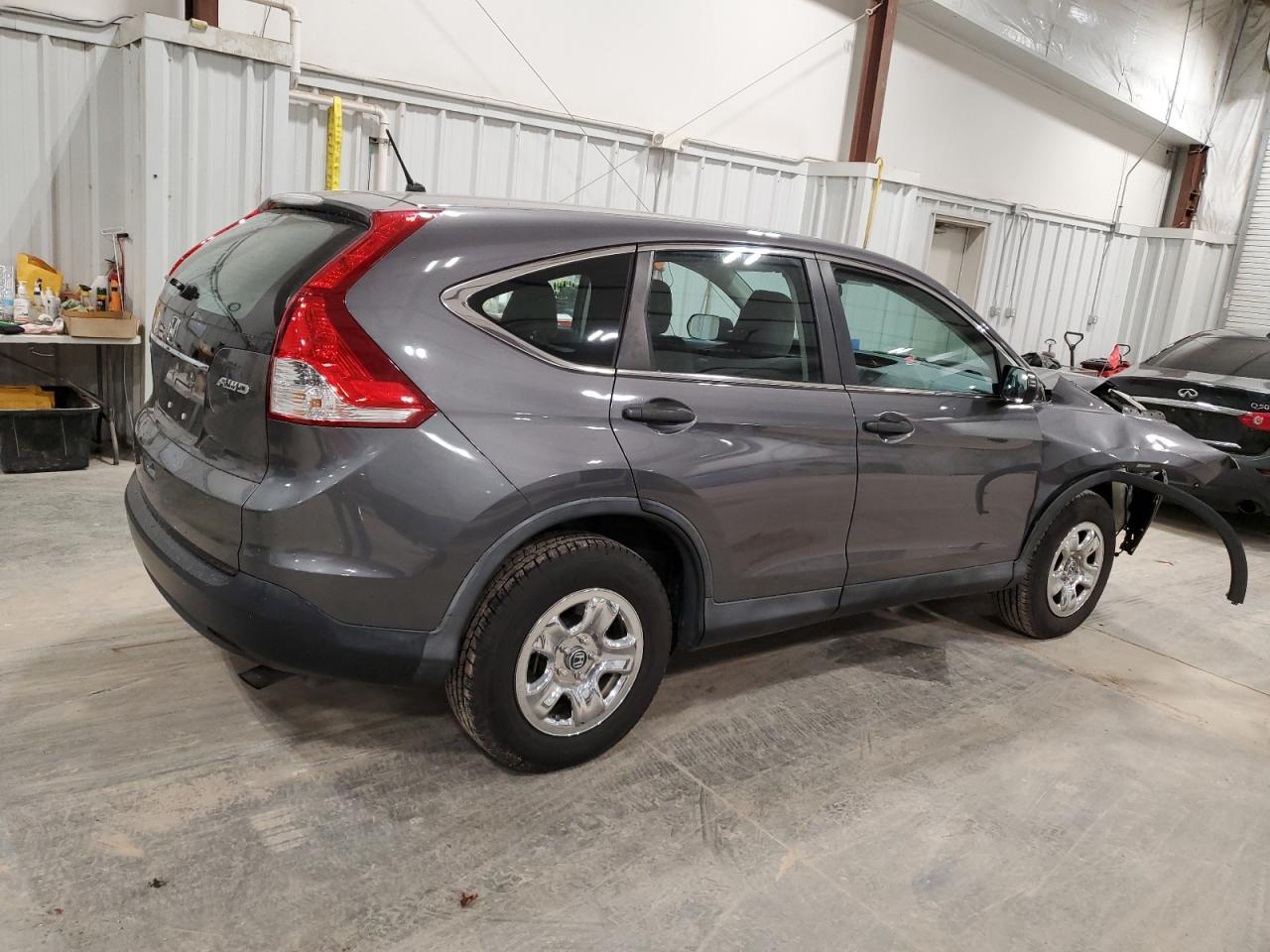 2013 Honda CR-V VIN 2HKRM4H37DH671028 Copart auction photo, front end damage thumbnail 3