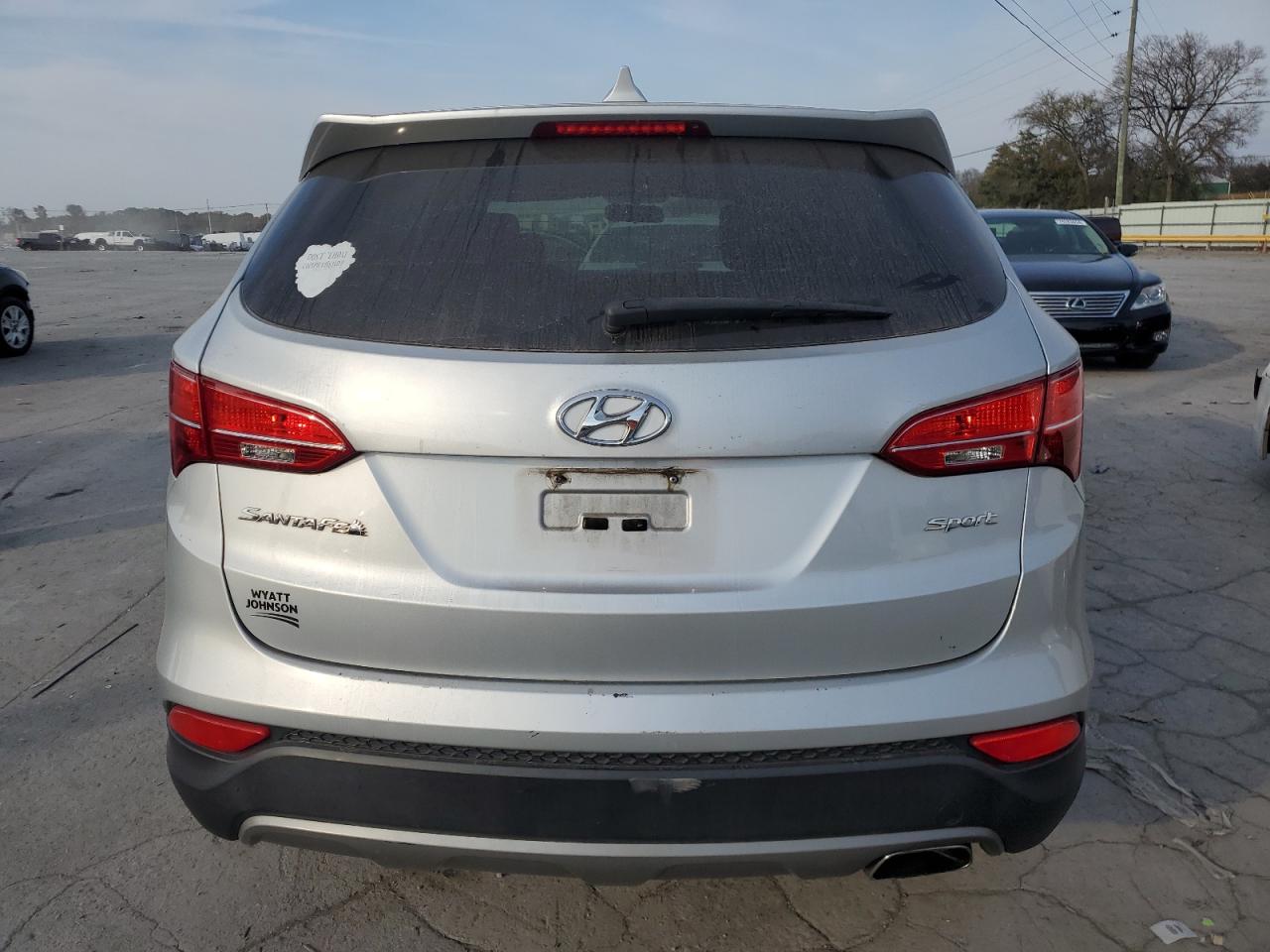 2016 Hyundai Santa Fe VIN 5XYZT3LB7GG363137 Copart auction photo, hail / side damage thumbnail 6