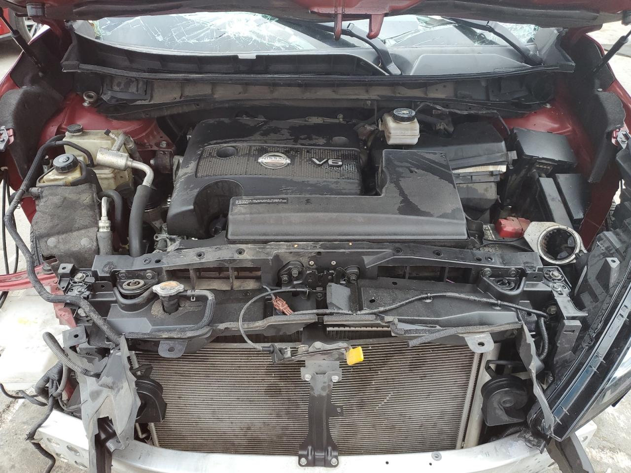 2020 Nissan Murano VIN 5N1AZ2BS0LN103555 Copart auction photo, front end / rollover damage thumbnail 13