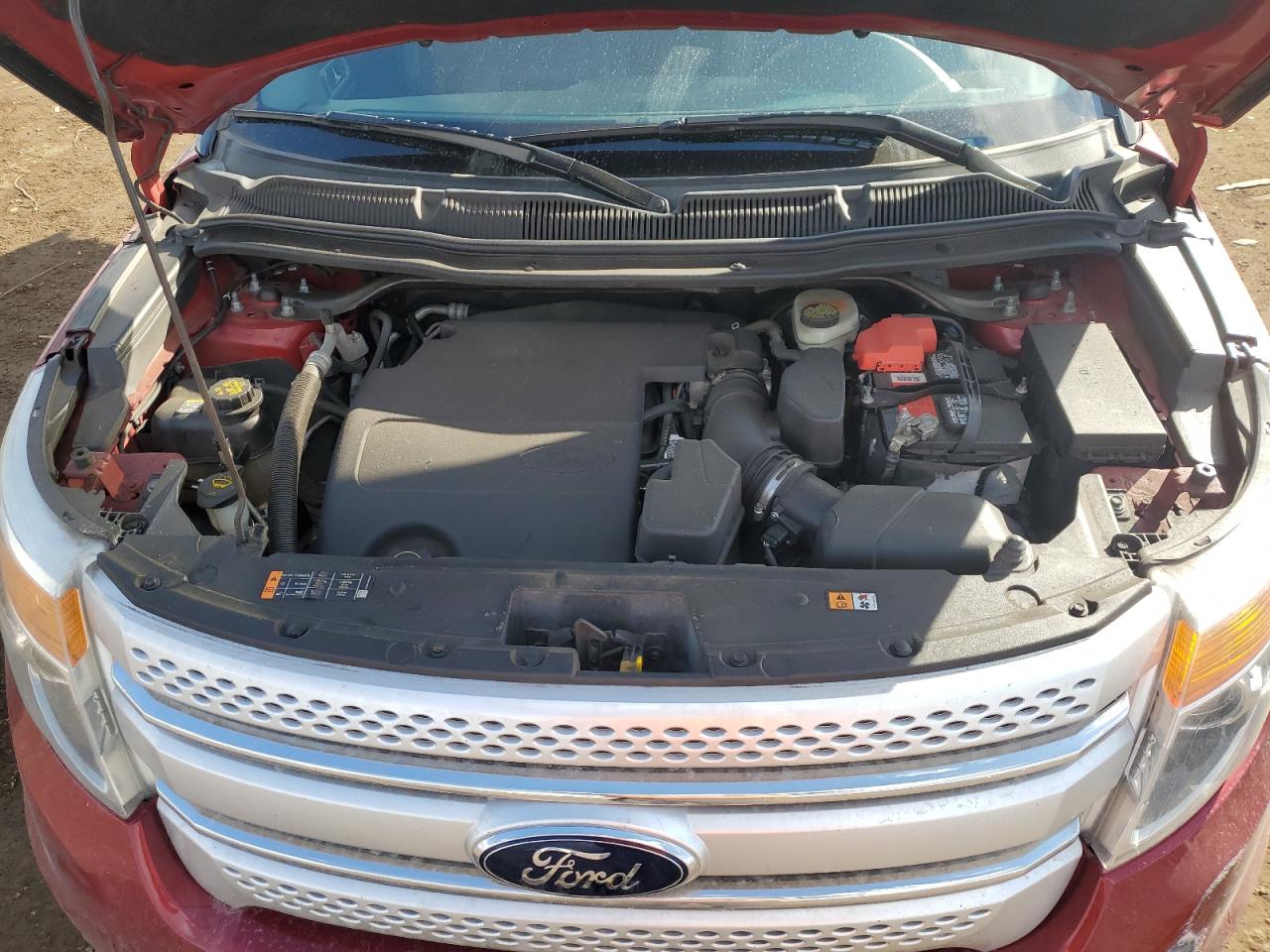 2015 Ford Explorer VIN 1FM5K8D80FGB79747 Copart auction photo, rear end / all over damage thumbnail 12