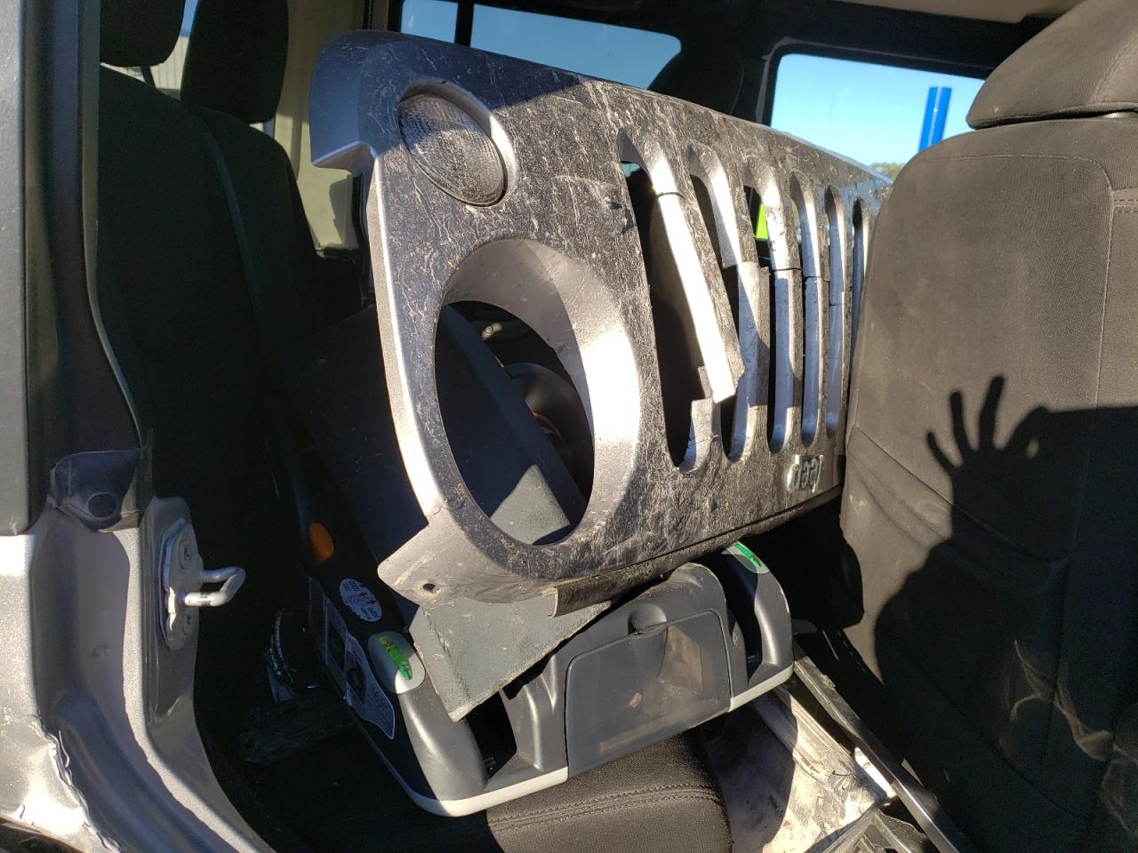 2014 Jeep Wrangler VIN 1C4BJWDG4EL316345 Copart auction photo, front end / side damage thumbnail 11