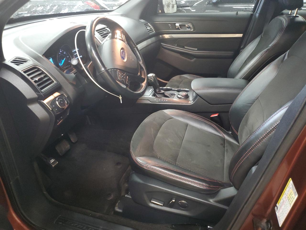2018 Ford Explorer VIN 1FM5K8D83JGB98818 Copart auction photo, rear end / water/flood damage thumbnail 7