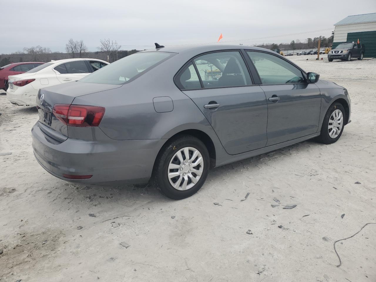2015 Volkswagen Jetta VIN 3VW2K7AJ0FM273221 Copart auction photo, vandalism / all over damage thumbnail 3