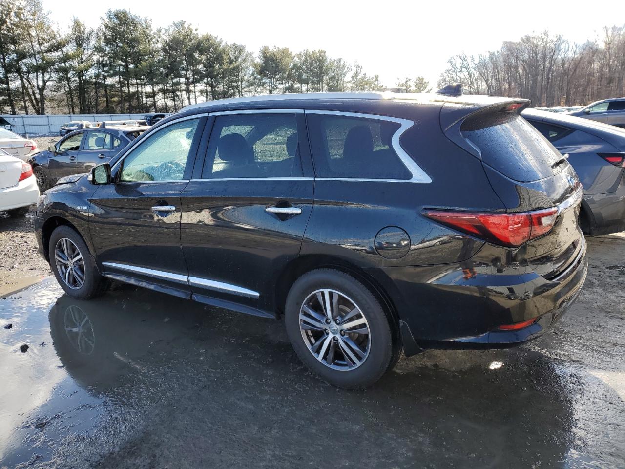 2017 Infiniti QX60 VIN 5N1CL0MNXHC552914 Copart auction photo, side / front end damage thumbnail 2