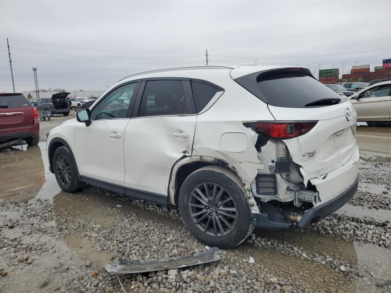 2019 Mazda CX-5 VIN JM3KFBCM4K0595625 Copart auction photo, rear end damage thumbnail 2