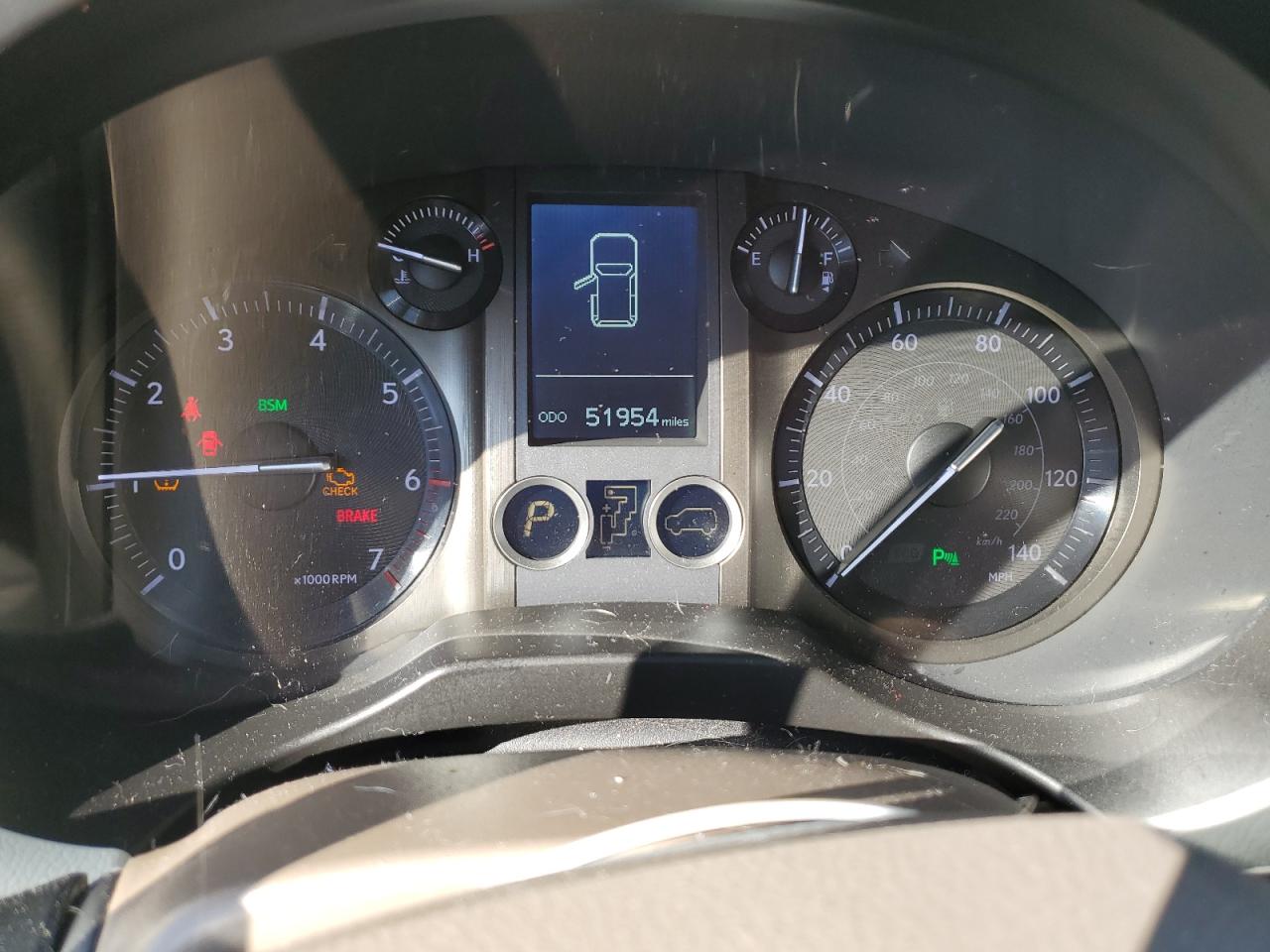 2019 Lexus GX VIN JTJBM7FX1K5219563 Copart auction photo, front end damage thumbnail 9