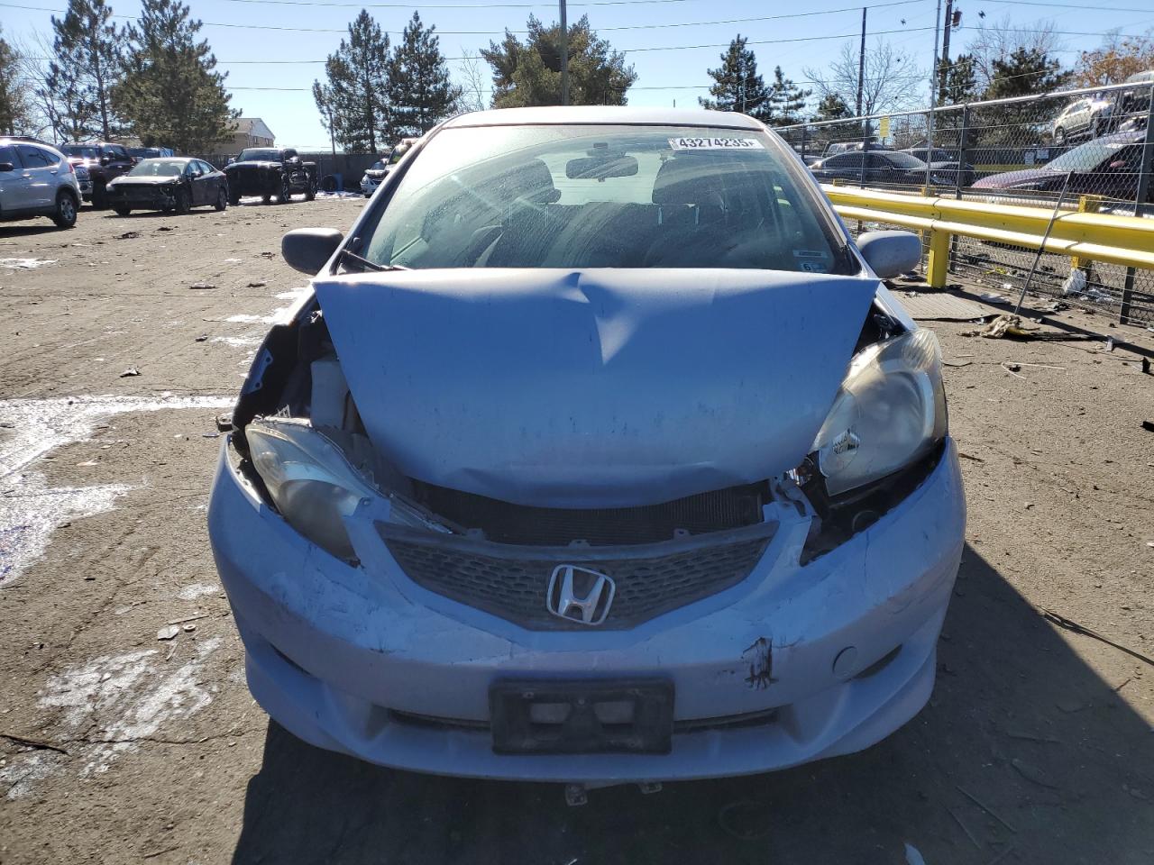 2010 Honda Fit VIN JHMGE8H42AC025678 Copart auction photo, front end damage thumbnail 5