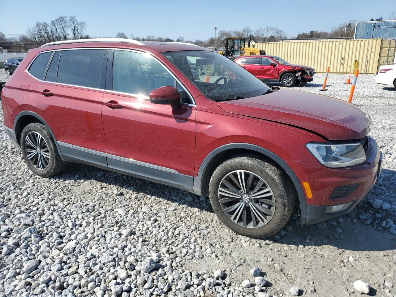 2018 Volkswagen Tiguan VIN 3VV2B7AX3JM016409 Copart auction photo, front end damage thumbnail 4