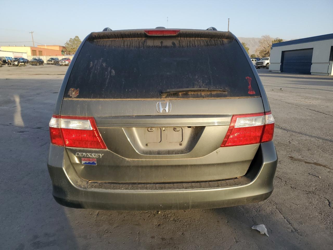 2007 Honda Odyssey VIN 5FNRL38727B120069 Copart auction photo, vandalism damage thumbnail 6