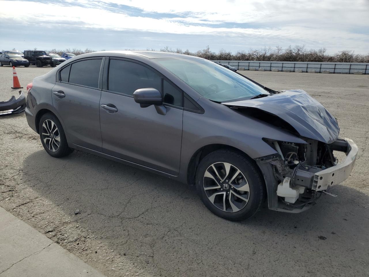 2014 Honda Civic VIN 19XFB2F85EE274502 Copart auction photo, front end damage thumbnail 4
