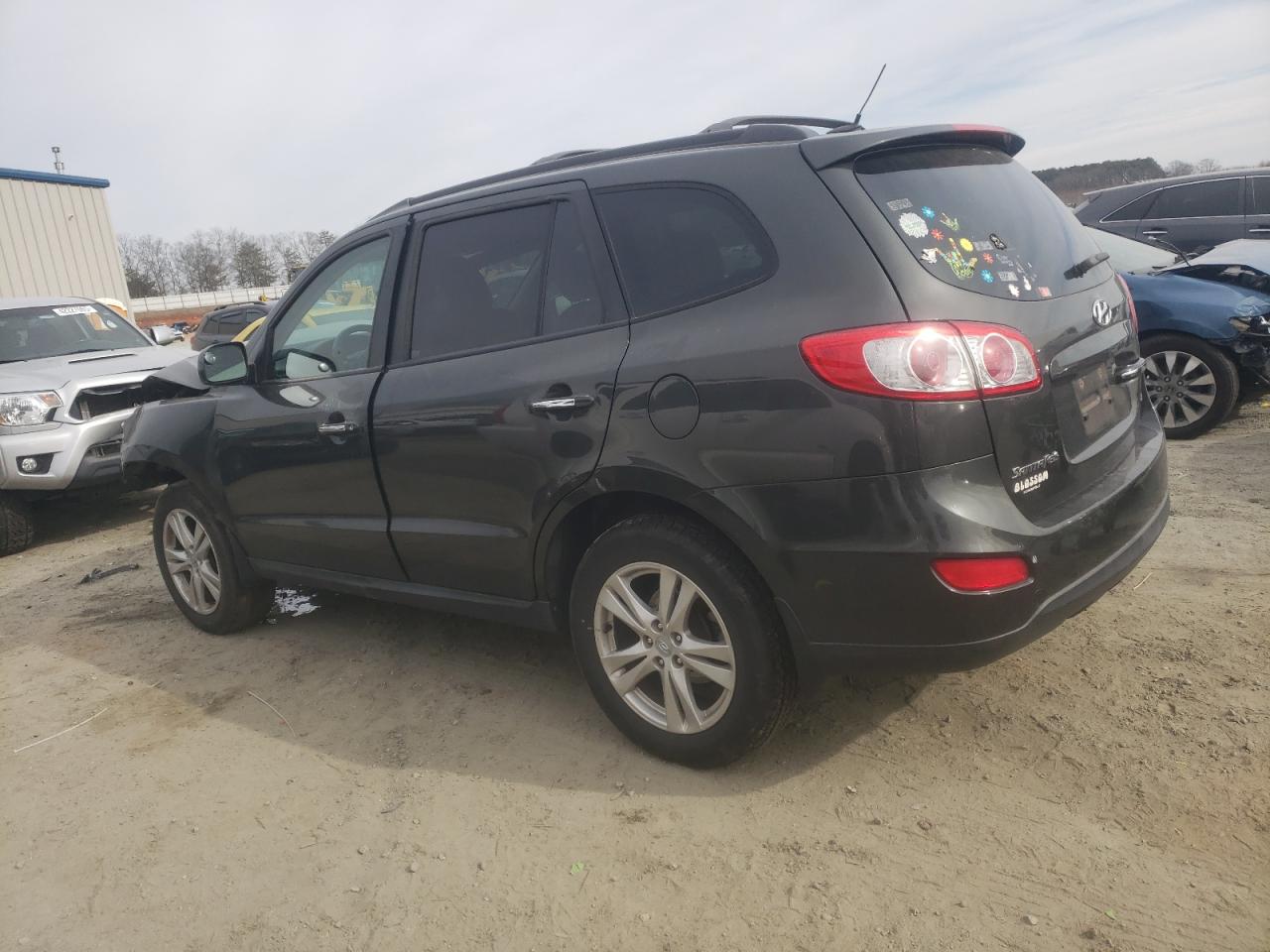 2012 Hyundai Santa Fe VIN 5XYZKDAG8CG095880 Copart auction photo, all over damage thumbnail 2
