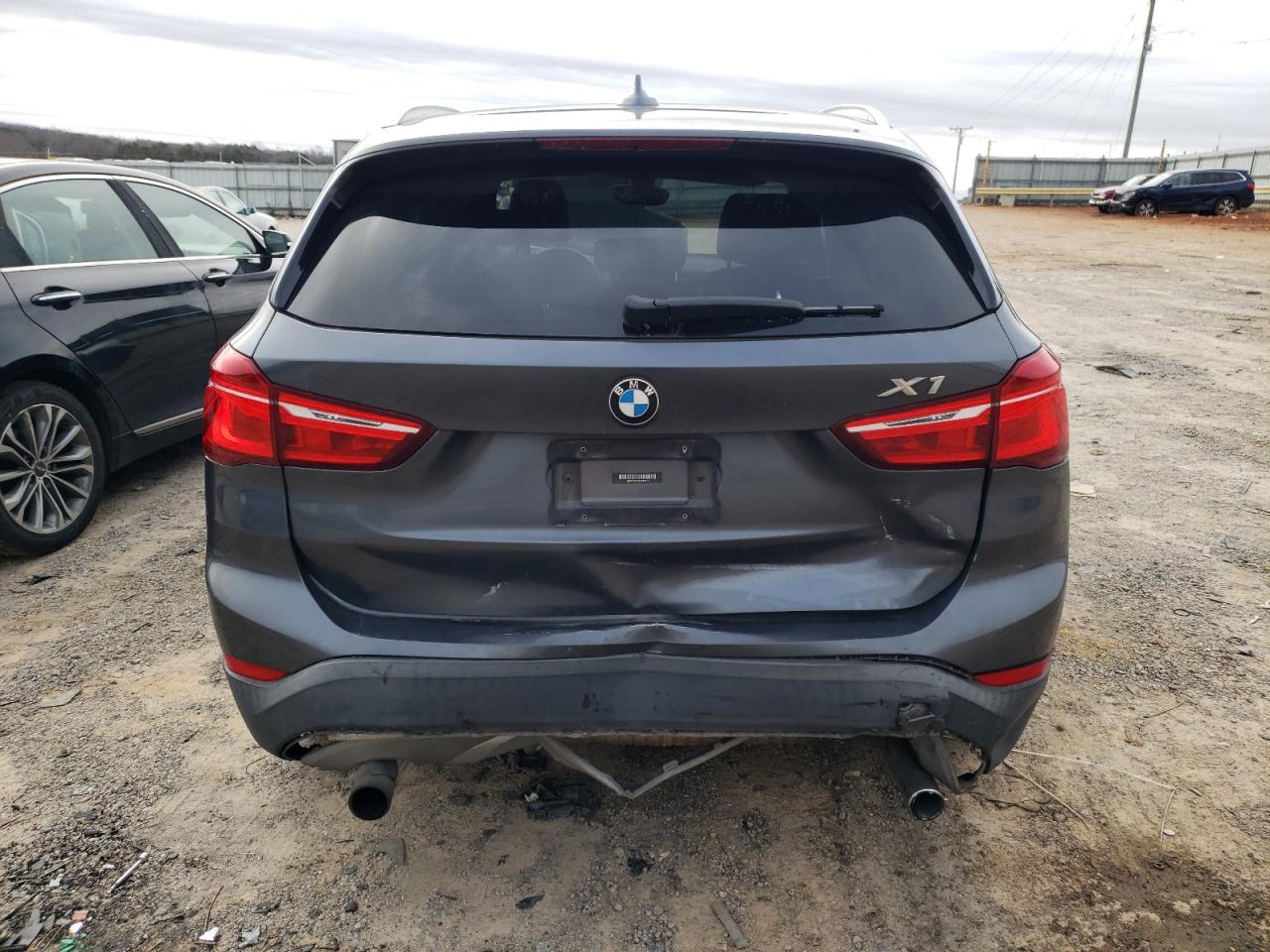 2016 BMW X1 VIN WBXHT3C39G5E48970 Copart auction photo, rear end / minor dent/scratches damage thumbnail 6