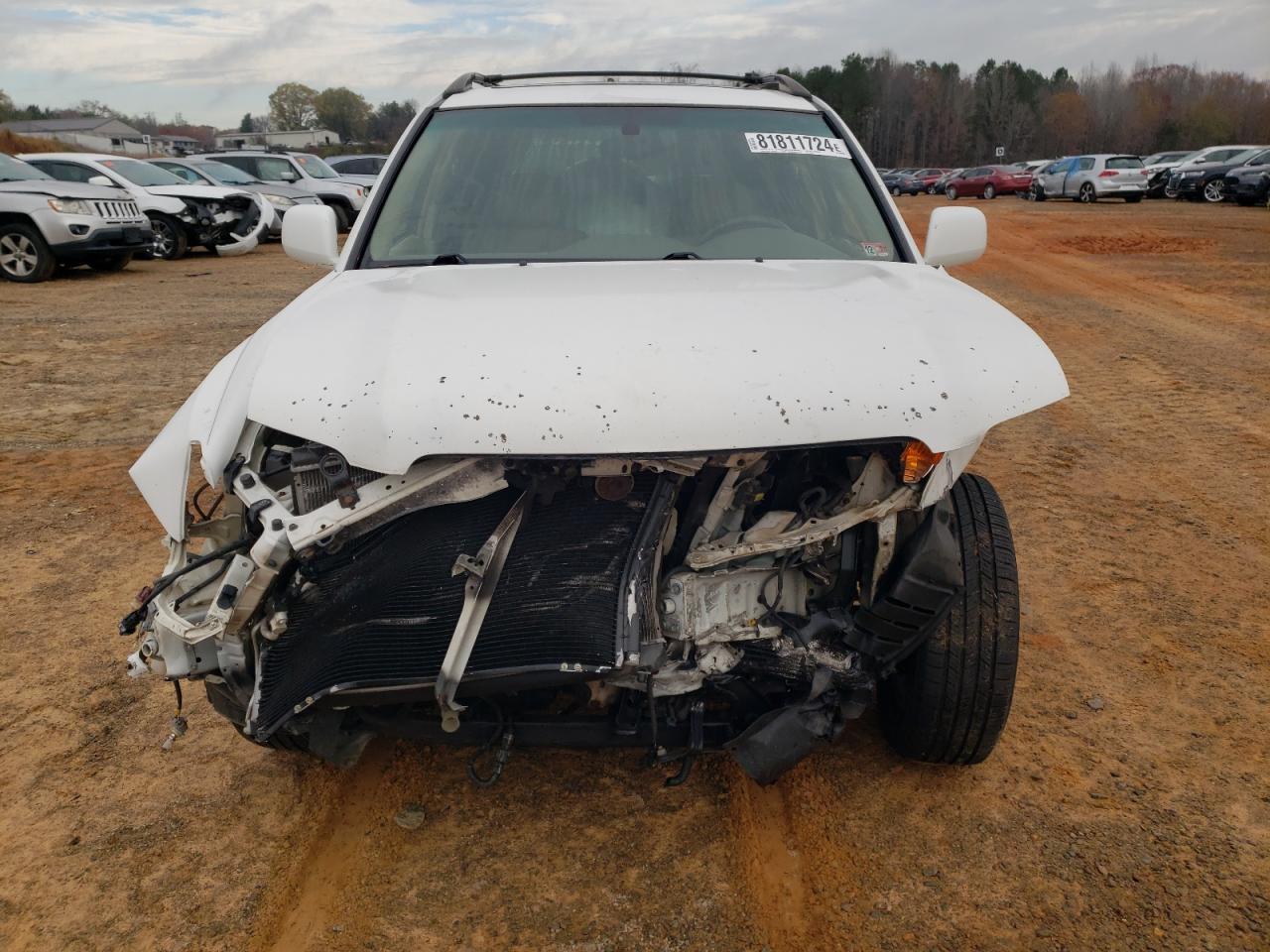 2004 Toyota Highlander VIN JTEEP21A940037506 Copart auction photo, front end / frame damage damage thumbnail 5