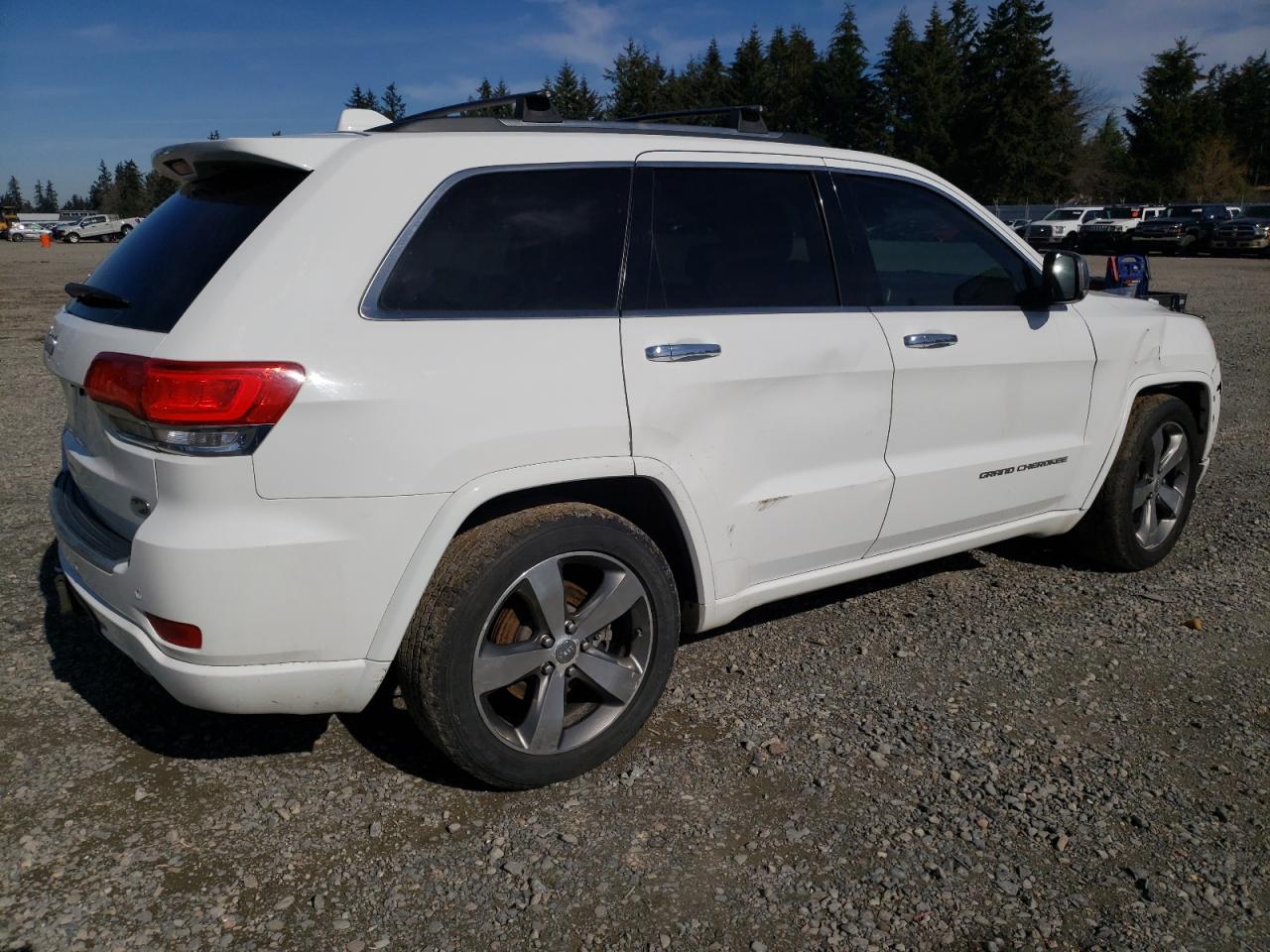 2014 Jeep Grand Cherokee VIN 1C4RJFCM6EC555482 Copart auction photo, front end damage thumbnail 3