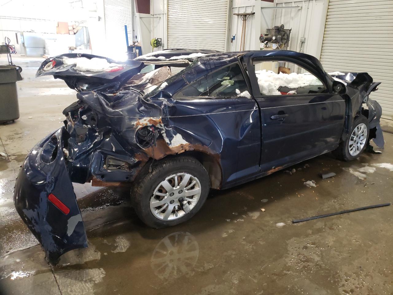 2010 Chevrolet Cobalt VIN 1G1AD1F56A7123269 Copart auction photo, rollover damage thumbnail 3