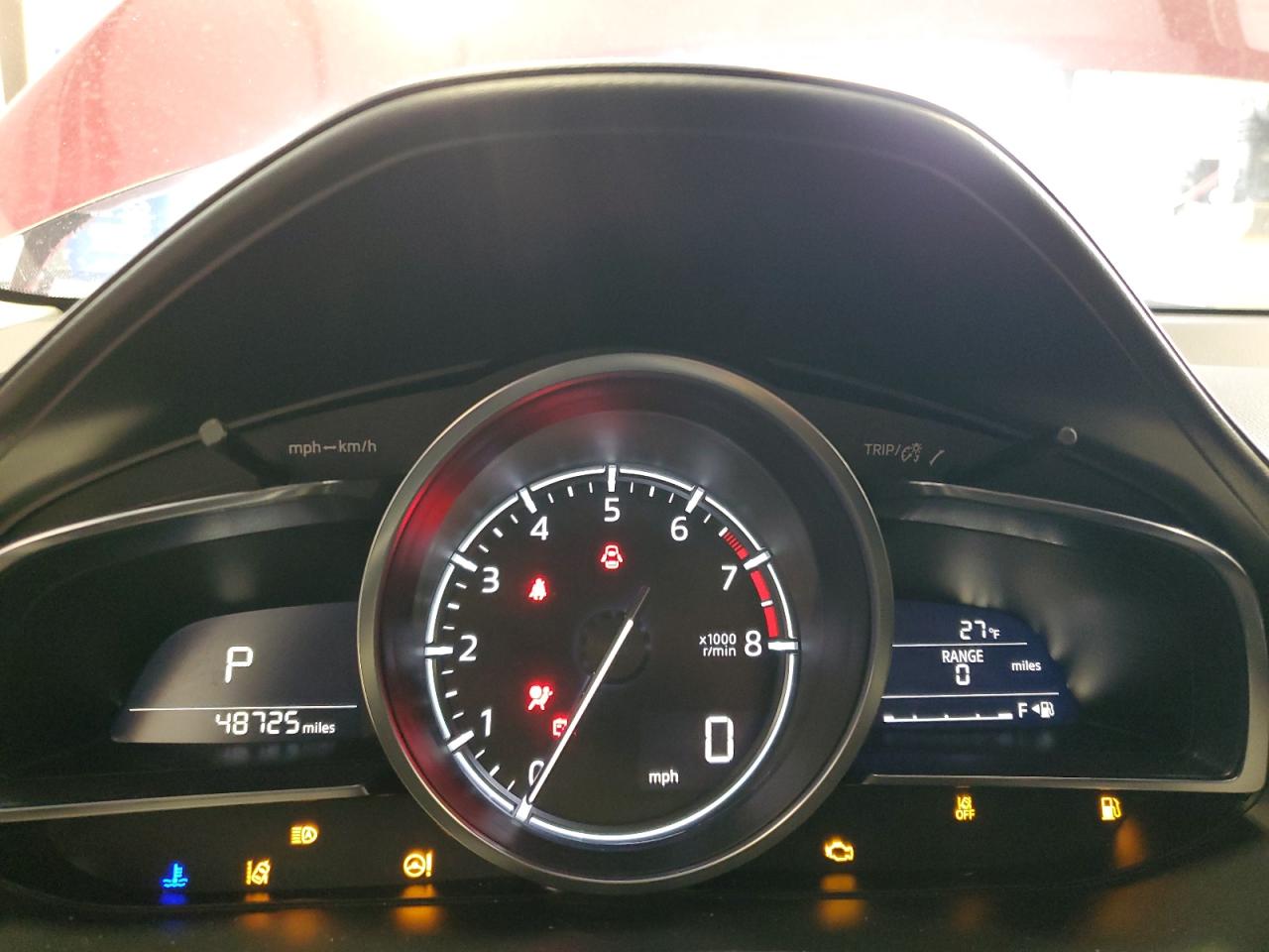 2019 Mazda CX-3 VIN JM1DKFD70K0451020 Copart auction photo, frame damage / front end damage thumbnail 9