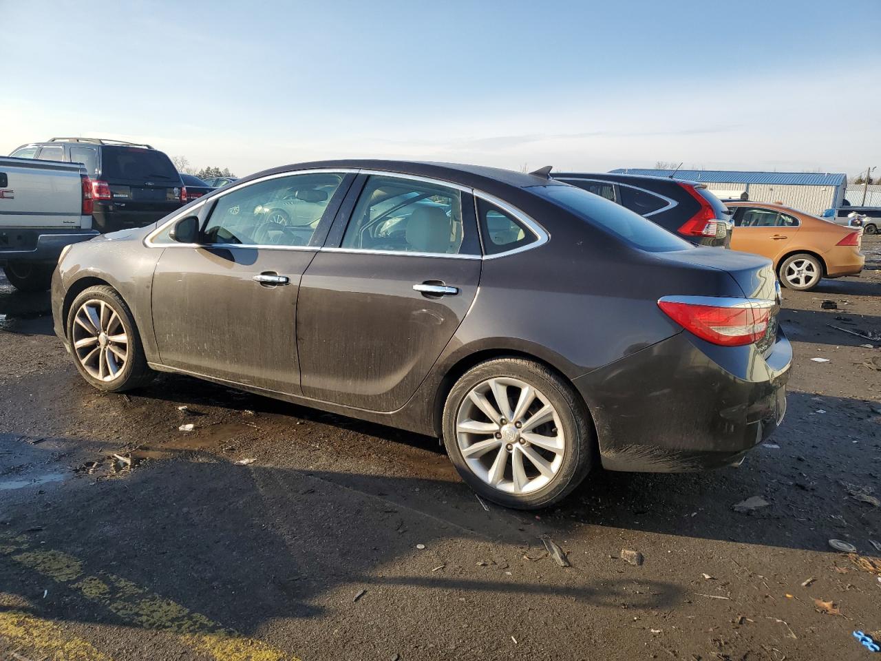 2014 Buick Verano VIN 1G4PP5SK4E4225345 Copart auction photo, side / rear end damage thumbnail 2