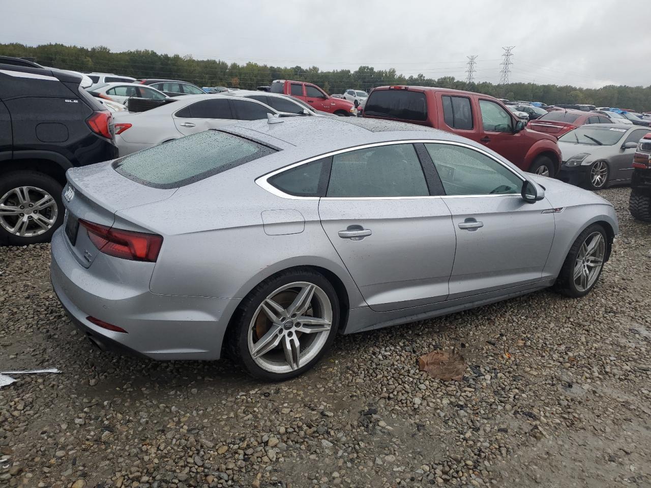 2018 Audi A5 VIN WAUENCF52JA062519 Copart auction photo, front end damage thumbnail 3
