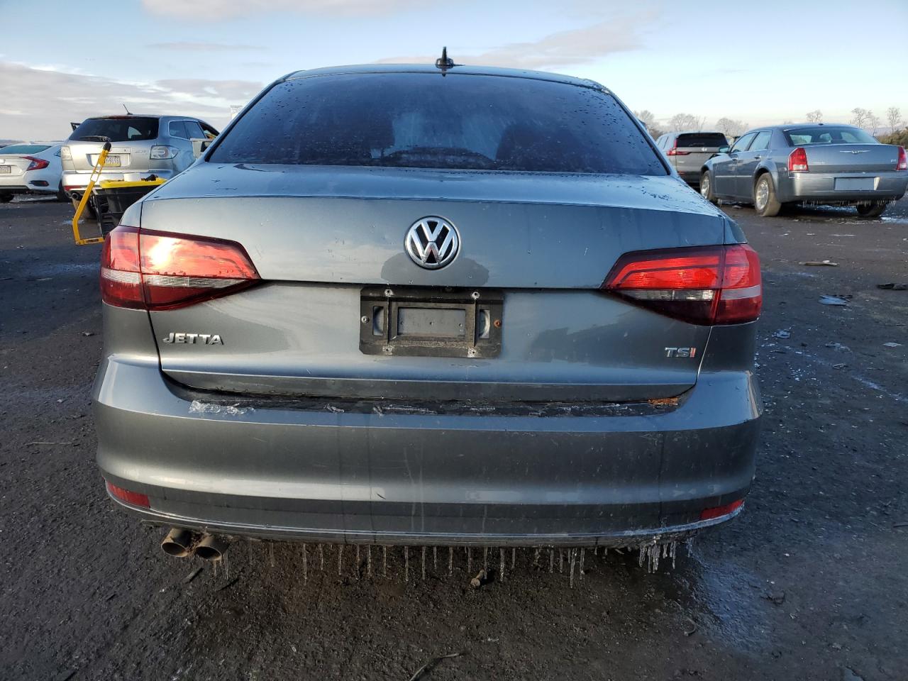 2016 Volkswagen Jetta VIN 3VW167AJ8GM293590 Copart auction photo, undercarriage / side damage thumbnail 6