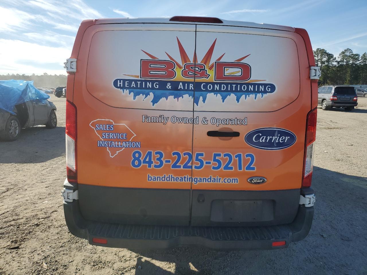 2016 Ford Transit VIN 1FTYE1ZM2GKA96048 Copart auction photo, side damage thumbnail 6
