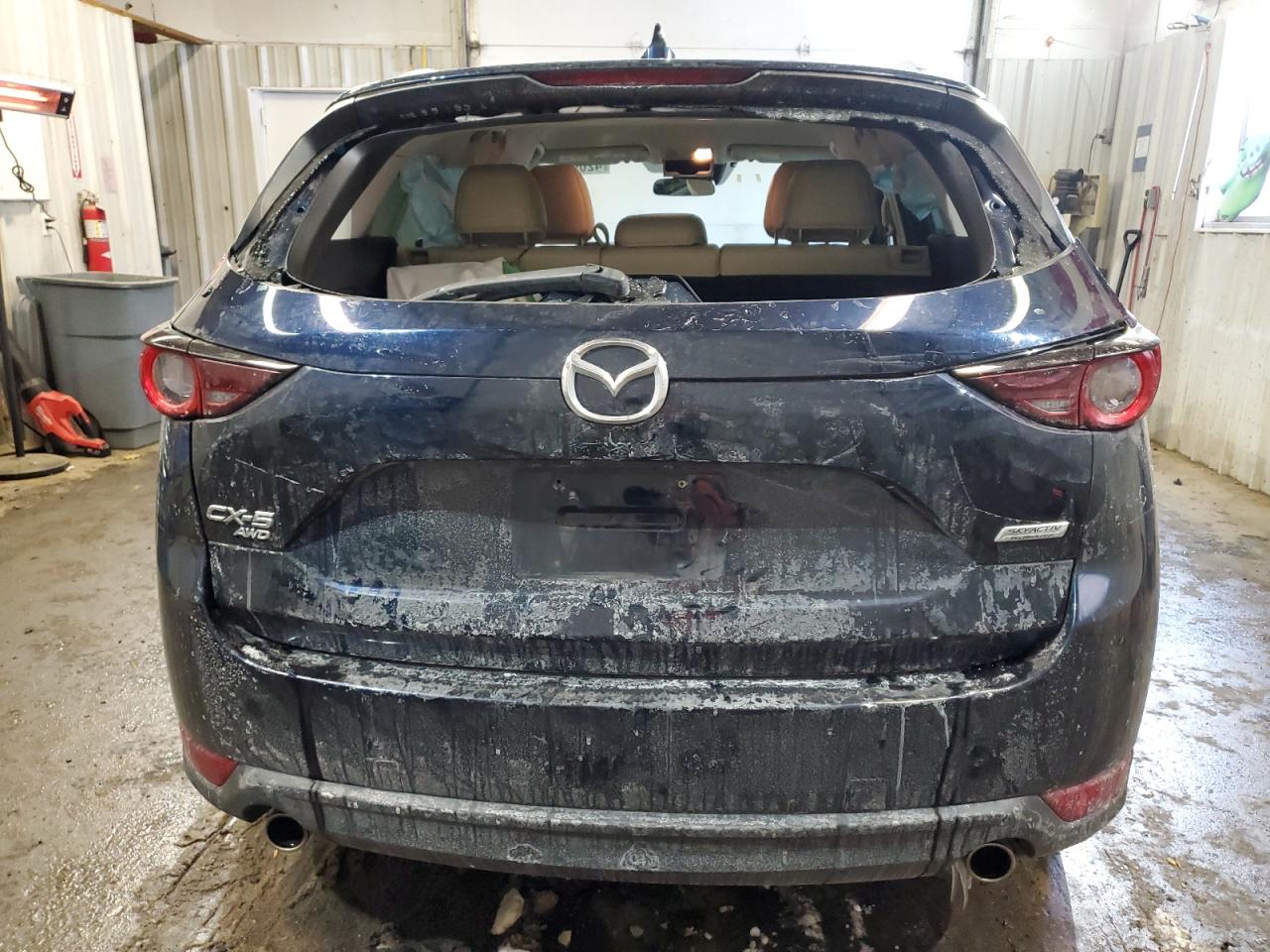 2018 Mazda CX-5 VIN JM3KFBCM4J0362231 Copart auction photo, side / rear end damage thumbnail 6