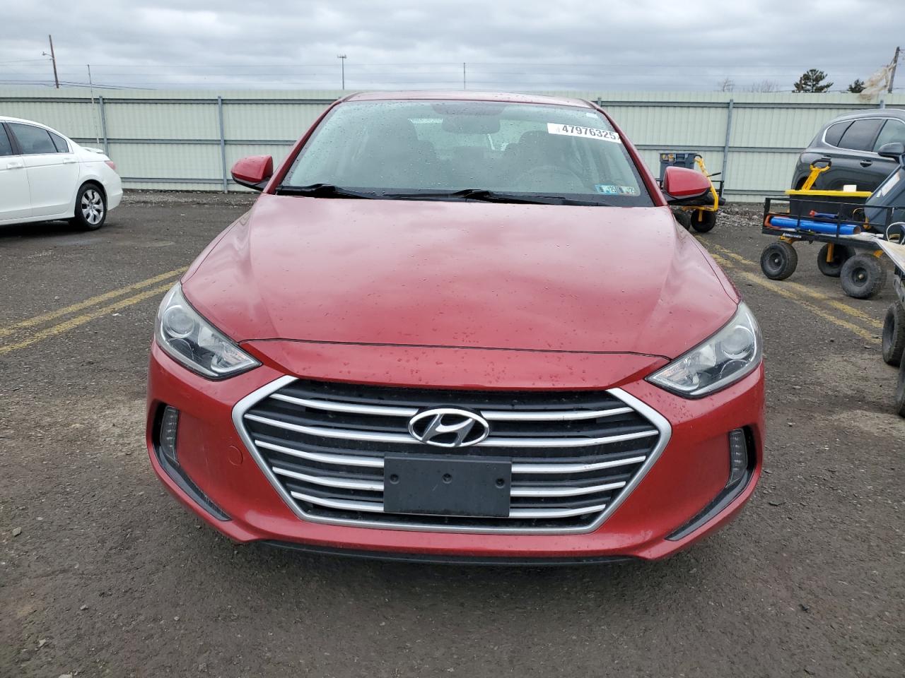 2017 Hyundai Elantra VIN KMHD84LF3HU274424 Copart auction photo, rear end damage thumbnail 5