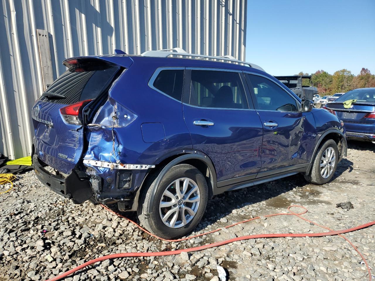 2019 Nissan Rogue VIN 5N1AT2MV0KC827054 Copart auction photo, all over damage thumbnail 3