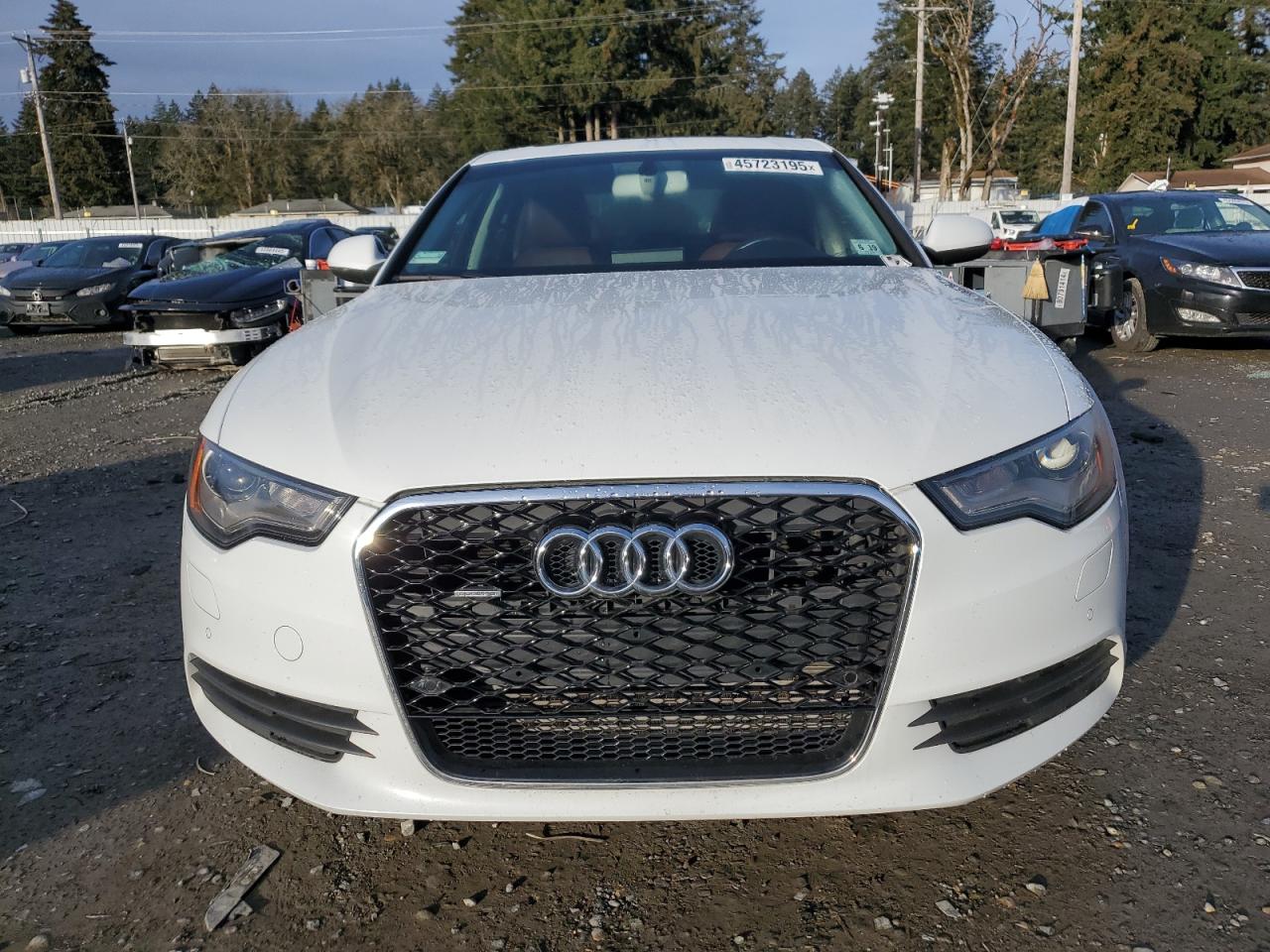 2014 Audi A6 VIN WAUFMAFC4EN102057 Copart auction photo, side damage thumbnail 5